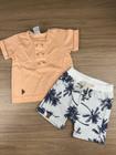 Conjunto Infantil Estampa Tropical Camiseta e Short