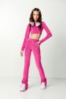 Conjunto Infantil Feminino Blusa e Calca em Veludo