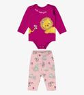 Conjunto infantil feminino body e calça rovitex kids