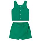 Conjunto Infantil Feminino Elian Regata Short Sofisticado