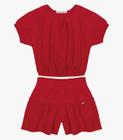 Conjunto Infantil Feminino Em Air Flow Trick Nick Vermelho