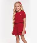 Conjunto Infantil Feminino Em Laise Trick Nick Vermelho