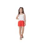 Conjunto Infantil Feminino Festa Short Social Hi Angel 24130