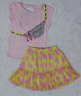 Conjunto infantil feminino saia de tule