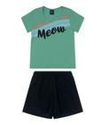 Conjunto Infantil Feminino Select Verde - Rovitex Kids