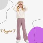 Conjunto Infantil Feminino Soft Sublimado + Moletom Felpado Angerô