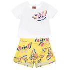 Conjunto infantil- feminino - tamanho 2 ao 3 1000475 - kyly