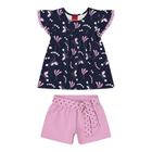 Conjunto - infantil - feminino - tamanho 2 ao 3 1000541 - kyly