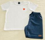 Conjunto infantil gola careca menino - mis premium