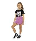 Conjunto Infantil Little Princess Trick Nick Preto