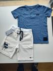 Conjunto Infantil Masculino Azul Camiseta e Bermuda