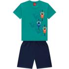 Conjunto Infantil Masculino Camiseta + Bermuda Kyly