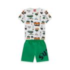 Conjunto Infantil Masculino Camiseta + Bermuda Kyly