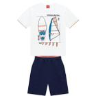 Conjunto Infantil Masculino Camiseta + Bermuda Kyly