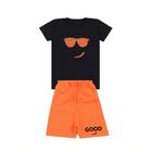 Conjunto Infantil Masculino Camiseta e Bermuda Verão Juvenil do 4 ao 16 GOOD