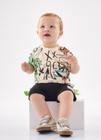 Conjunto Infantil masculino Camiseta e Short Dino Up Baby