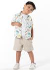 Conjunto Infantil Masculino Dinossauro Camisa e Bermuda