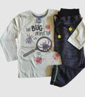 Conjunto infantil masculino meia estação