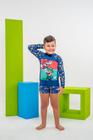 Conjunto Infantil Masculino Premium Moda Praia/Piscina UV50+