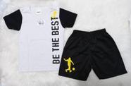 Conjunto Infantil Masculino Short e Camiseta - Tamanho 4