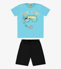 Conjunto Infantil Masculino Surf Rovi Kids Azul