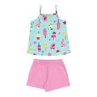 Conjunto infantil menina alakazoo regata e shorts