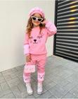 Conjunto infantil menina blogueirinha frio 3 peças