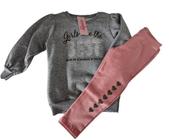 Conjunto Feminino Mini Blusa Cropped e shortinho - Duda Shop - Conjunto  Infantil - Magazine Luiza