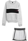 Conjunto Infantil Menina Blusa e saia Moletom Young Class Brandili