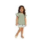 Conjunto Infantil Menina Blusa e Short Milon