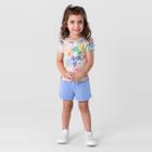 Conjunto infantil menina com blusa estampada Brandili