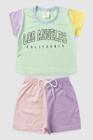 Conjunto Infantil Menina Cropped Los Angeles