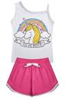 Conjunto Infantil Menina Cropped You Are Magical Branco