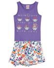 Conjunto infantil menina flores