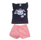 Conjunto Infantil Menina Hrradinhos de Verão