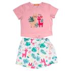 Conjunto Infantil Menina Lhama