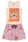 Conjunto Infantil Menina - Little But Firce - Off White