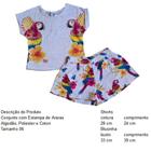 Conjunto Infantil Menina NANAI Tamanho 06