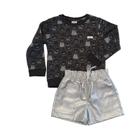 Conjunto Infantil Menina Short material sintético Chic 241443