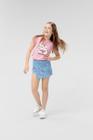 Conjunto Infantil Menina Shorts Saia - Rosa