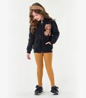 Conjunto Infantil Menina Ursinho Trick Nick Preto