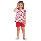 Conjunto Infantil Menina Verão Blusa e Short Kyly 1000232