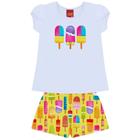 Conjunto Infantil Menina Verão Blusa e Short Kyly 1000233