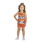 Conjunto Infantil Menina Verão Blusa e Short Kyly 1000535