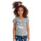 Conjunto Infantil Menina Verão Blusinha Alça + Short 1 Ao 14