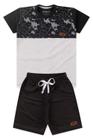 Conjunto Infantil Menino Bicolor Preto e Branco