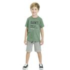 Conjunto Infantil Menino Camiseta Bermuda Game TMX