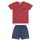 Conjunto Infantil Menino Camiseta e Bermuda Marlan 62675