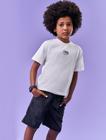 Conjunto Infantil Menino Camiseta Play E Bermuda Natural Catavento