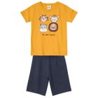 Conjunto infantil menino com camiseta e bermuda Brandili